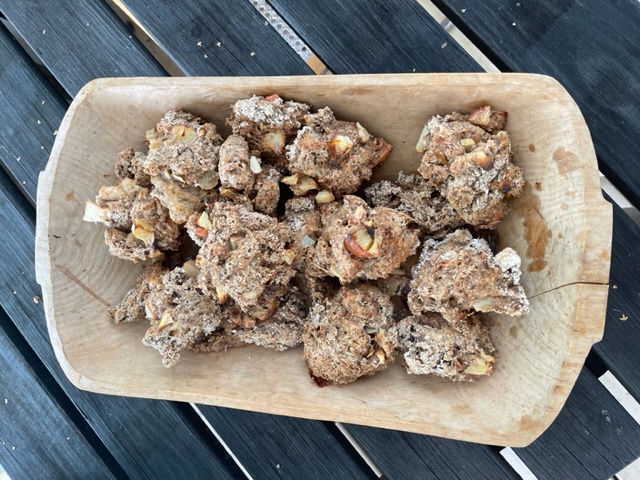 Brödbullar bakade med rågmjöl